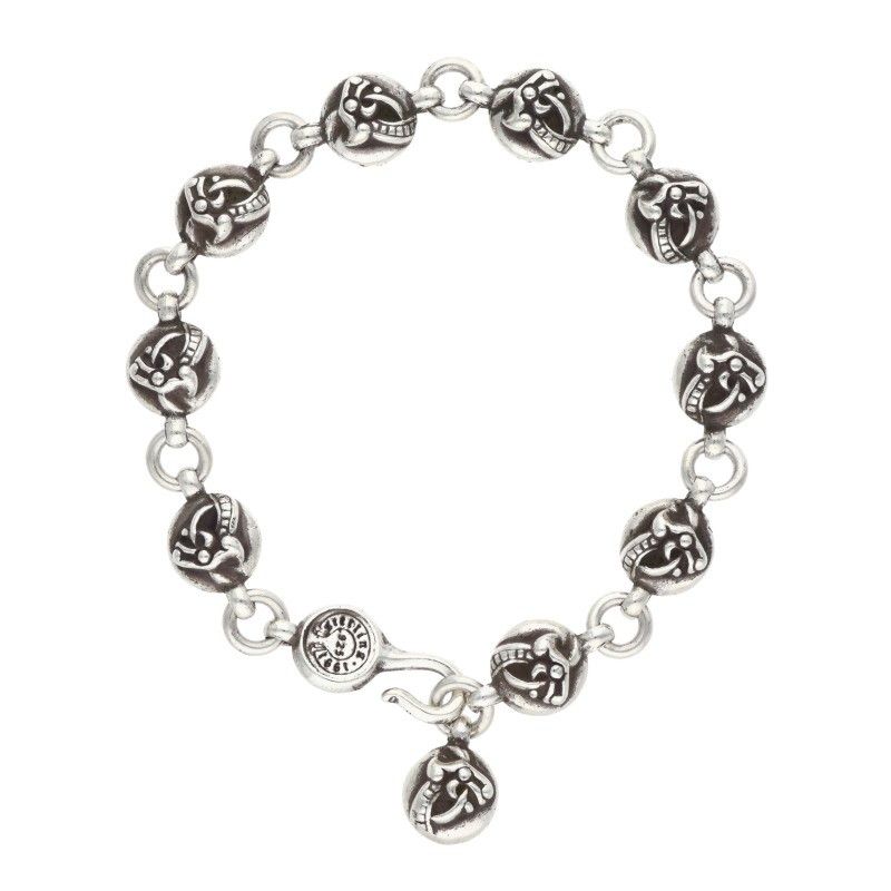 Chrome Hearts No2 Celtic Ball 2 Silver Bracelet — view 2