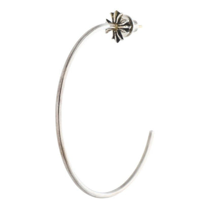 Chrome Hearts Hoop CH Pls CH Plus Silver Earrings