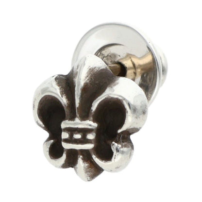 Chrome Hearts CO BS Flr BS Fustad Silver Earrings