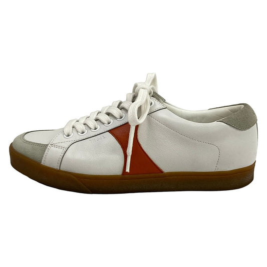 Celine Sneakers 37 White Orange Gray Leather