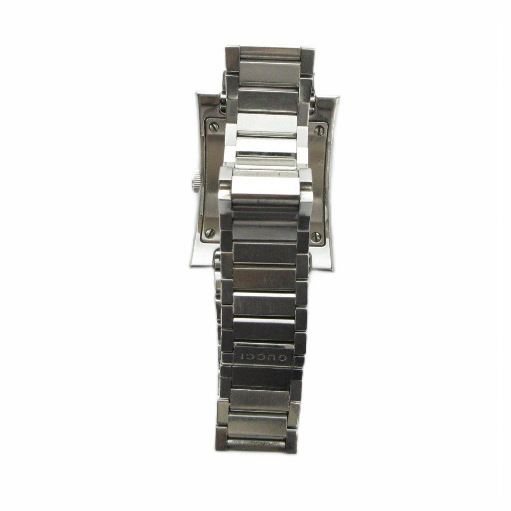 Gucci Watch Quartz Sherry Line Roman Diamond Square Silver — view 3
