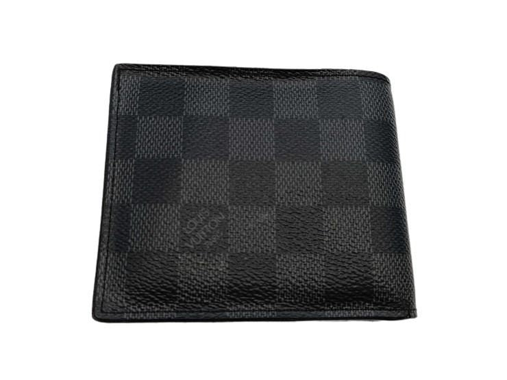 Louis Vuitton Bifold Wallet Amerigo NM Black Damier Graphite — view 2
