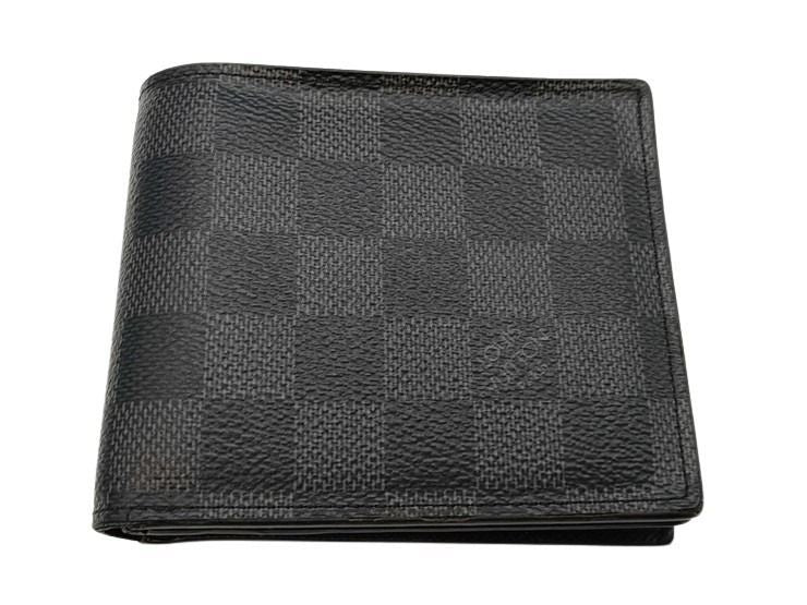 Louis Vuitton Bifold Wallet Amerigo NM Black Damier Graphite