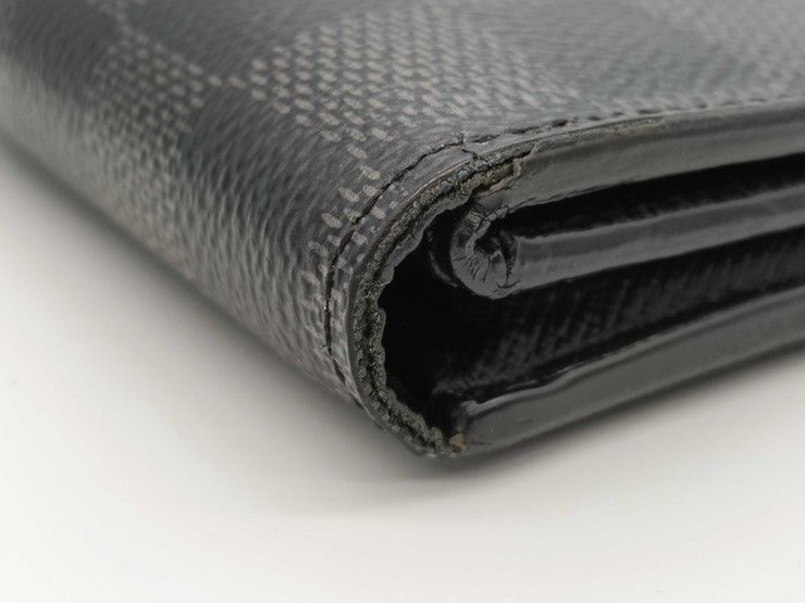 Louis Vuitton Bifold Wallet Amerigo NM Black Damier Graphite — view 3