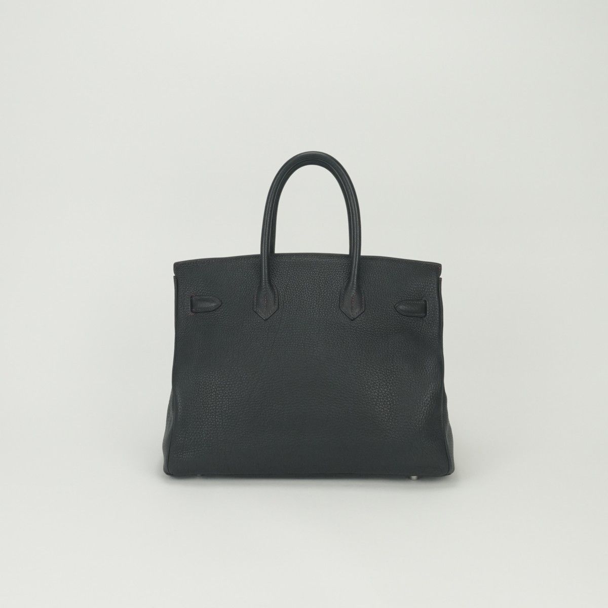 Hermes Birkin 35 Tote Togo Noir Tosca Black Purple Pink Silver Personal Order — view 3