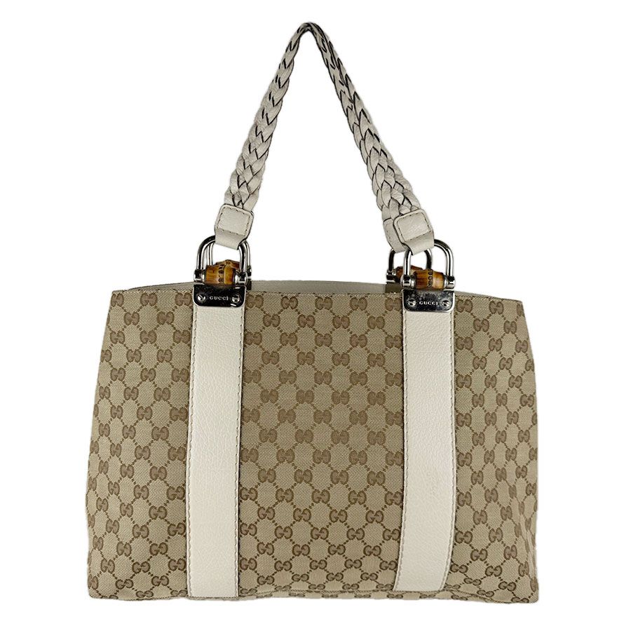 Gucci Tote Bamboo Totes Beige