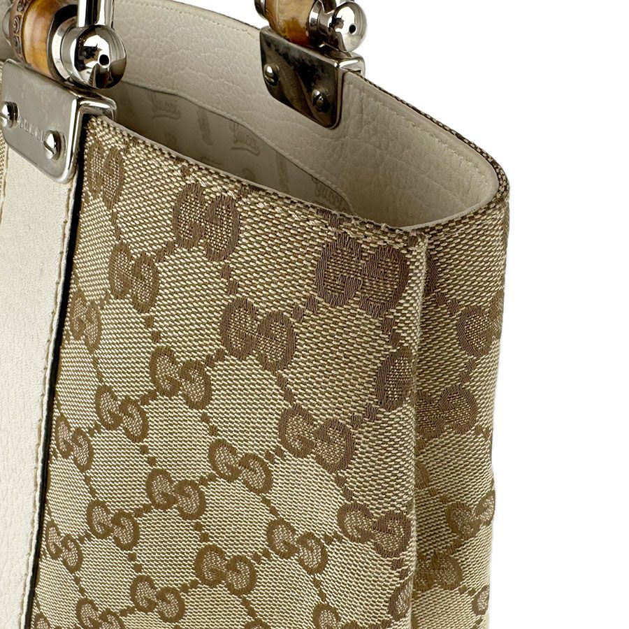 Gucci Tote Bamboo Totes Beige — view 8