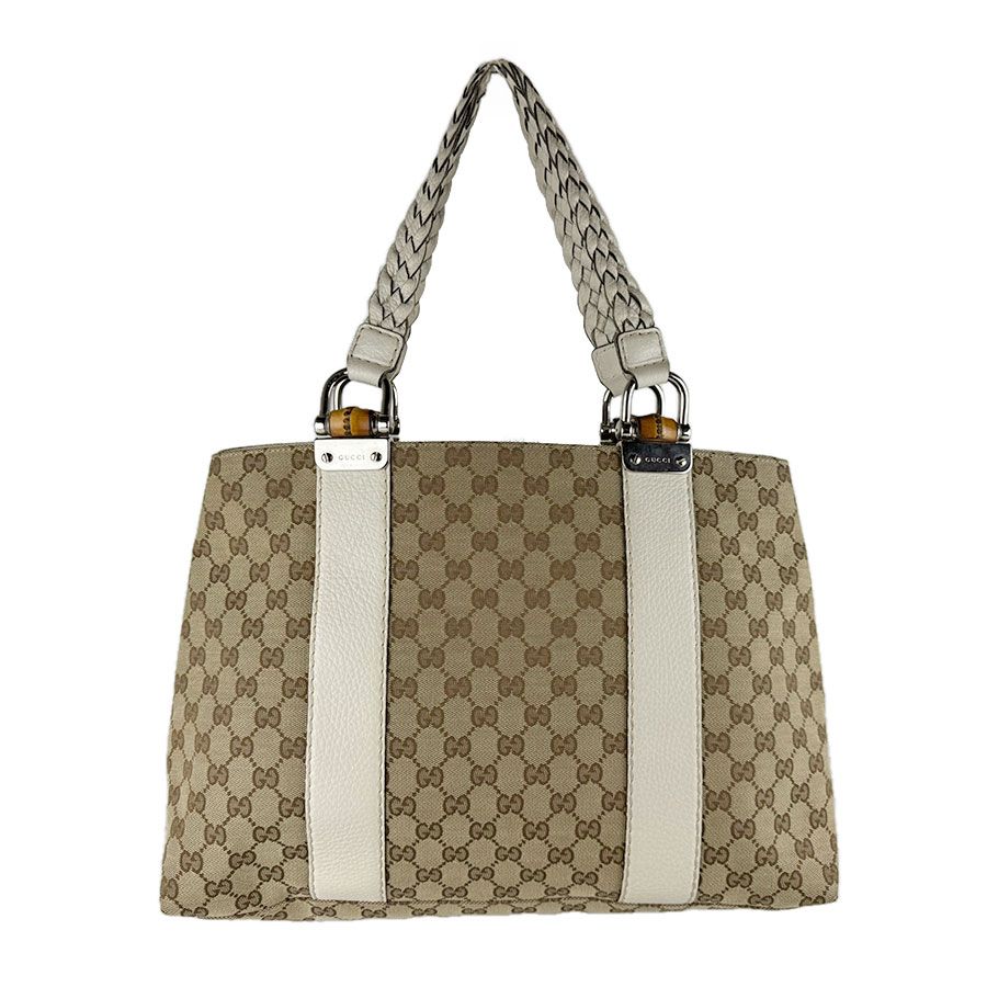 Gucci Tote Bamboo Totes Beige — view 3
