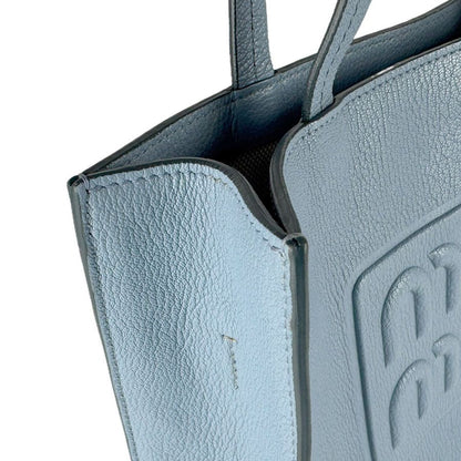Miu Miu Miu Tote 2-Way Shoulder Bag Madras — view 6