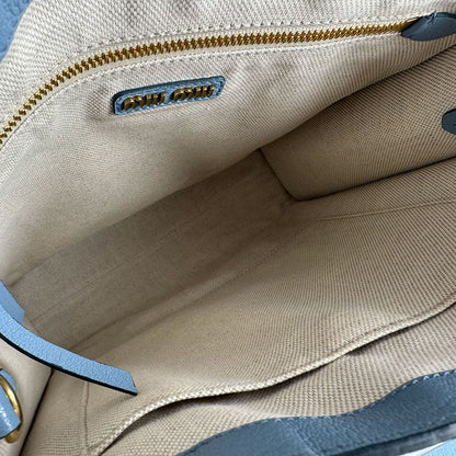 Miu Miu Miu Tote 2-Way Shoulder Bag Madras — view 5