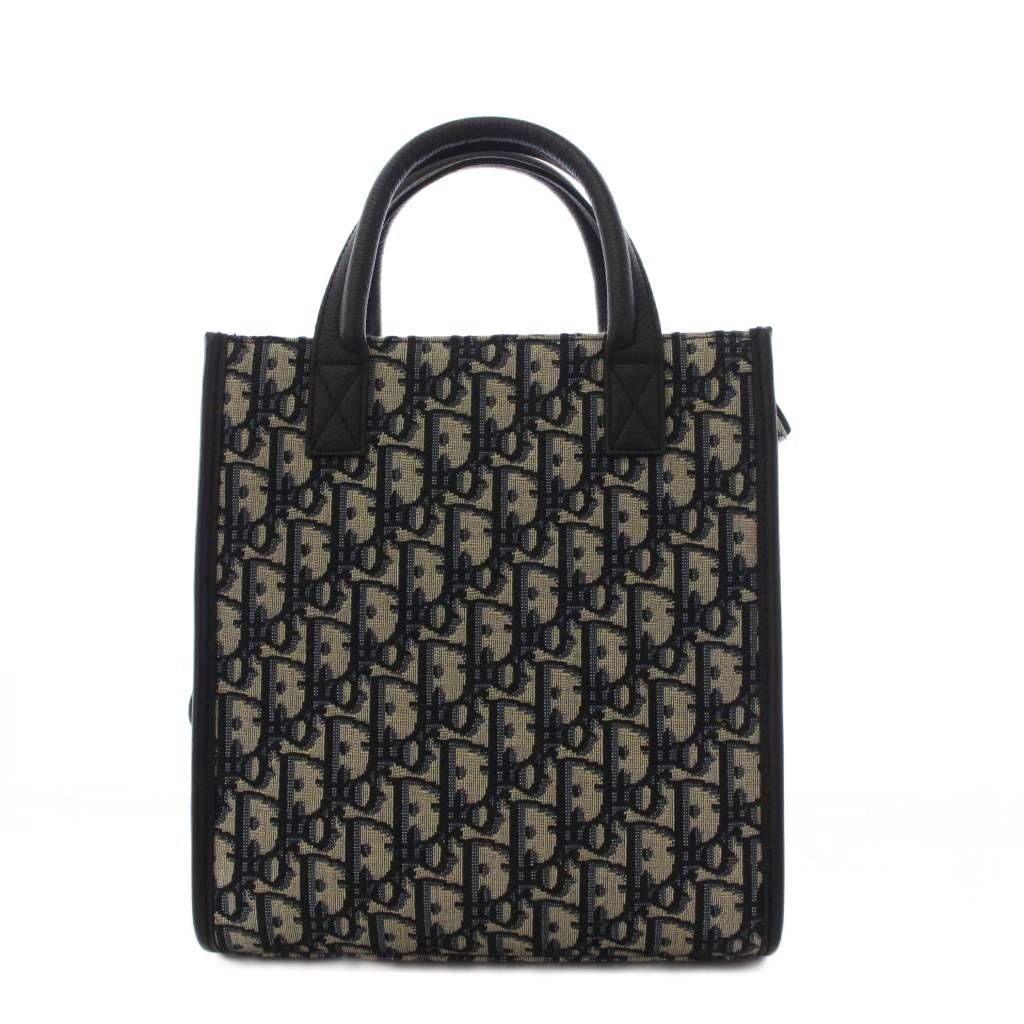 Dior Safari North South Tote Shoulder Bag 2-Way Blue KH — view 3