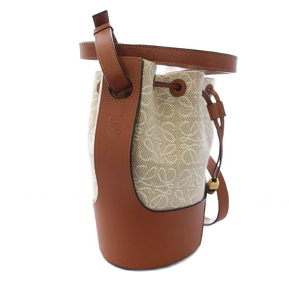 Loewe Anagram Balloon Shoulder Bag Drawstring Beige KH — view 3