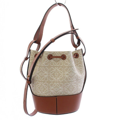 Loewe Anagram Balloon Shoulder Bag Drawstring Beige KH — view 2