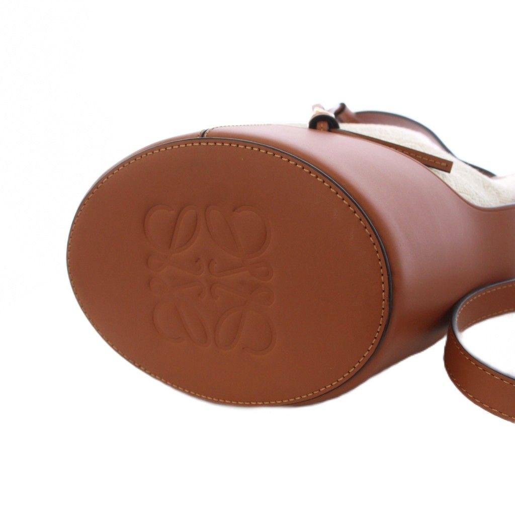Loewe Anagram Balloon Shoulder Bag Drawstring Beige KH — view 4