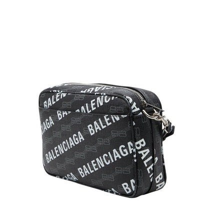 Balenciaga BB Monogram Signature Shoulder Bag Black — view 2
