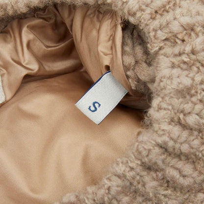 Moncler Down Jacket Cles Cardigan S Not Released in Japan Color Beige Nylon — view 5