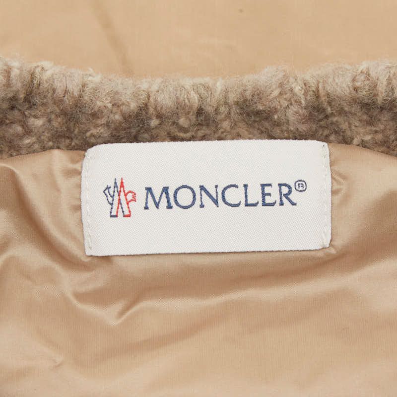 Moncler Down Jacket Cles Cardigan S Not Released in Japan Color Beige Nylon — view 4