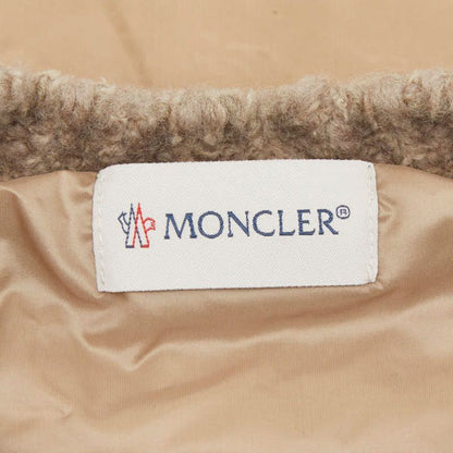 Moncler Down Jacket Cles Cardigan S Not Released in Japan Color Beige Nylon — view 4