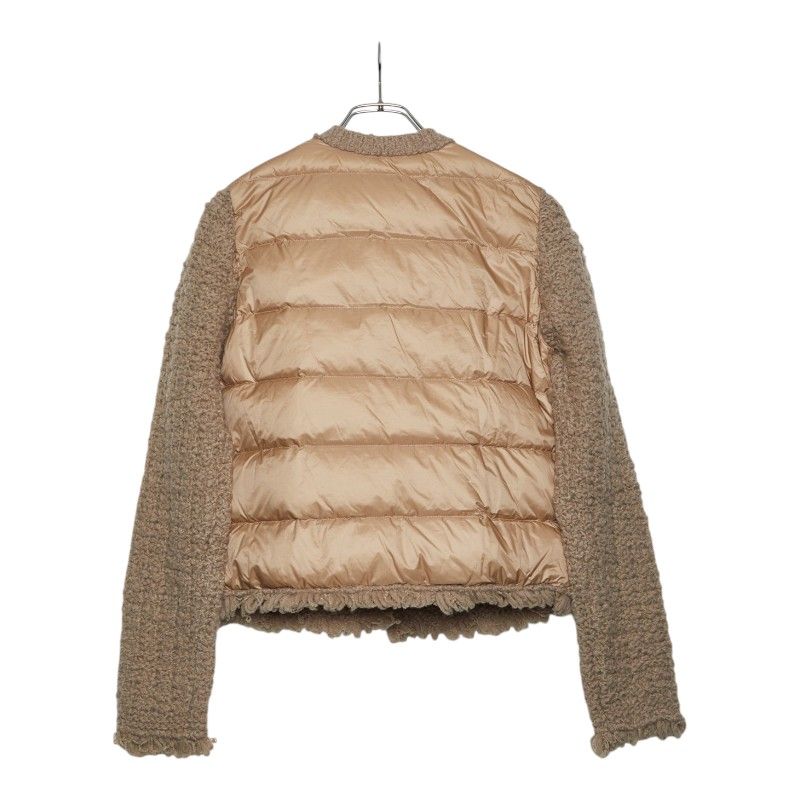 Moncler Down Jacket Cles Cardigan S Not Released in Japan Color Beige Nylon — view 2