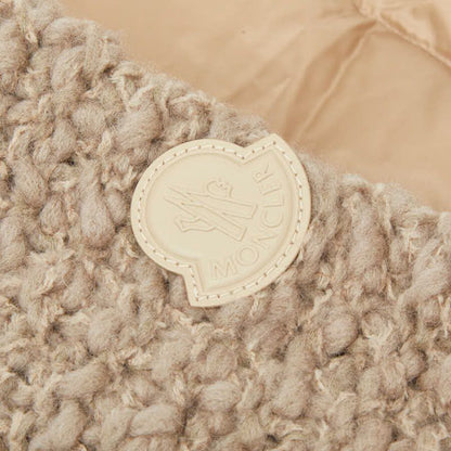 Moncler Down Jacket Cles Cardigan S Not Released in Japan Color Beige Nylon — view 3