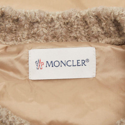 Moncler Down Jacket Cles Cardigan S Not Released in Japan Color Beige Nylon — view 4