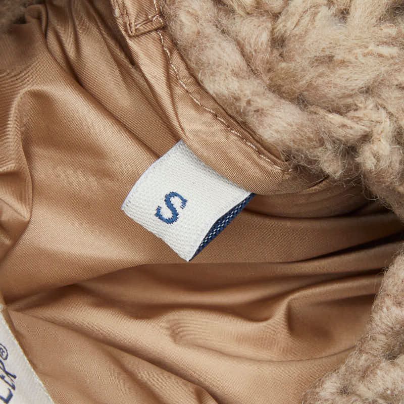Moncler Down Jacket Cles Cardigan S Not Released in Japan Color Beige Nylon — view 5
