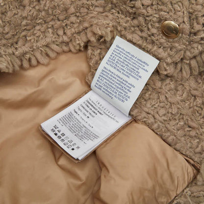 Moncler Down Jacket Cles Cardigan M Not Released in Japan Color Beige Nylon — view 7