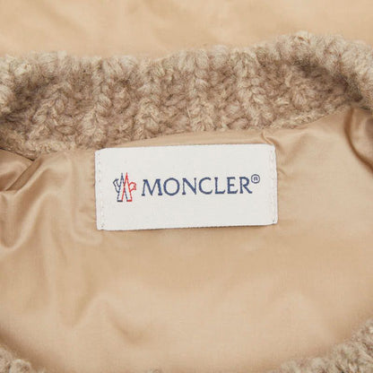 Moncler Down Jacket Cles Cardigan M Not Released in Japan Color Beige Nylon — view 4