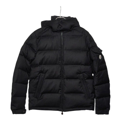 Moncler Montgenevre Down Jacket 3 Black Wool Nylon Feather