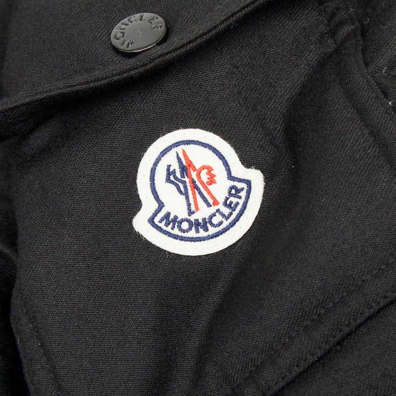 Moncler Montgenevre Down Jacket 3 Black Wool Nylon Feather — view 3