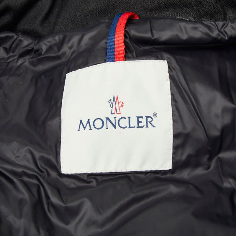 Moncler Montgenevre Down Jacket 3 Black Wool Nylon Feather — view 4