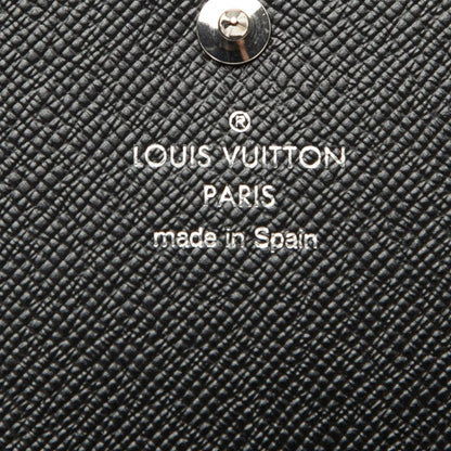 Louis Vuitton Epi Envelope Carte de Visite Card Case Noir Black Leather — view 5