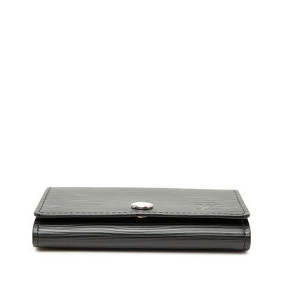 Louis Vuitton Epi Envelope Carte de Visite Card Case Noir Black Leather — view 3