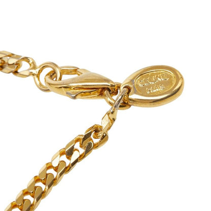 Celine Carriage Motif Vintage Necklace Gold Plated — view 5