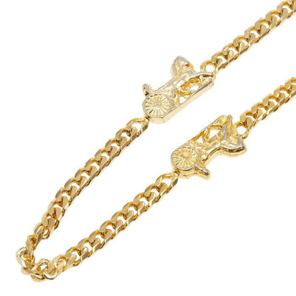 Celine Carriage Motif Vintage Necklace Gold Plated — view 2
