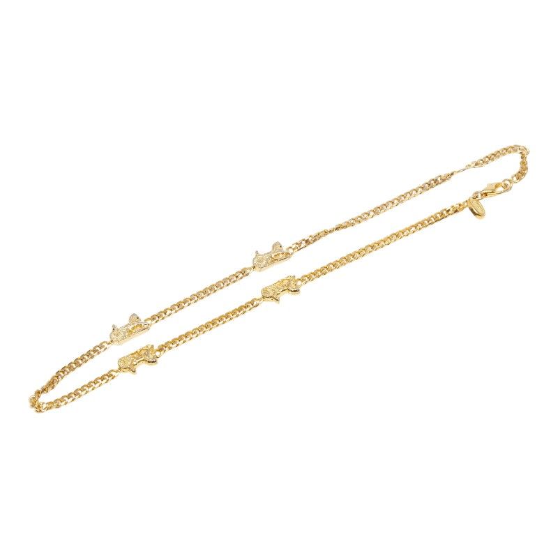 Celine Carriage Motif Vintage Necklace Gold Plated — view 3