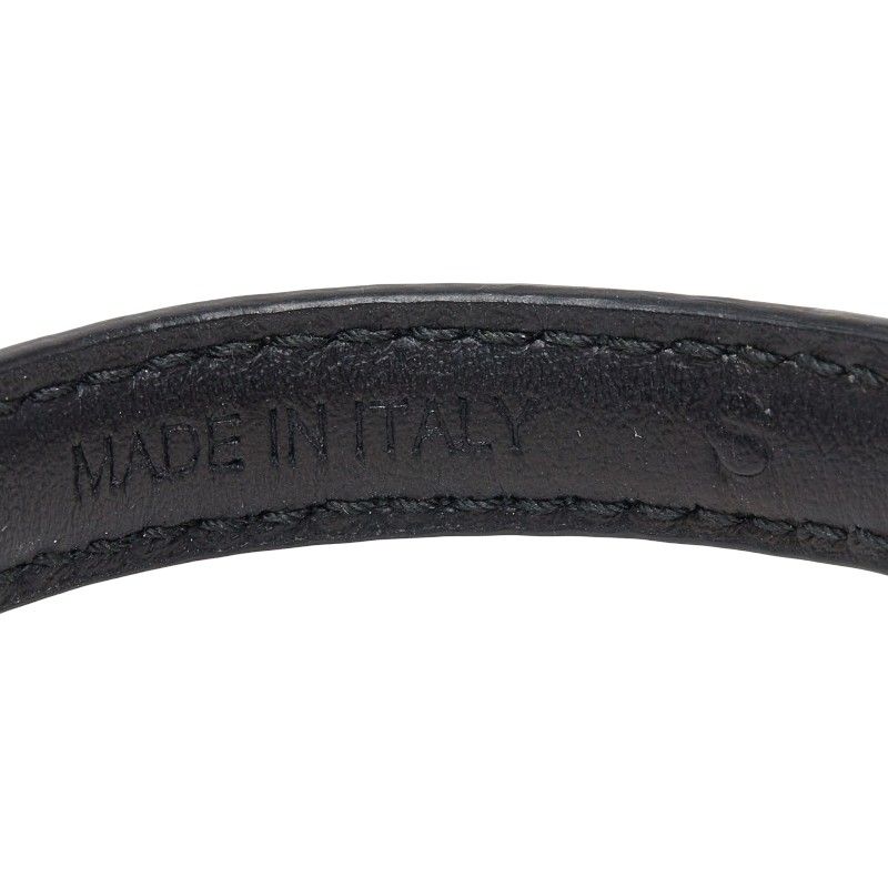 Prada Bracelet S Black Plated Saffiano Leather — view 5