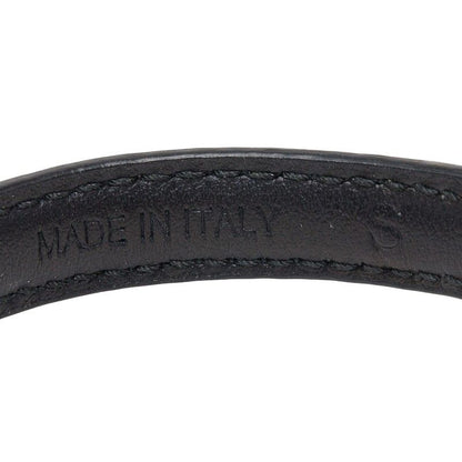 Prada Bracelet S Black Plated Saffiano Leather — view 5