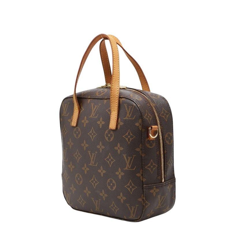 Louis Vuitton Monogram Spontini 2-Way Shoulder Bag Brown Leather — view 2