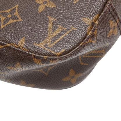 Louis Vuitton Monogram Spontini 2-Way Shoulder Bag Brown Leather — view 6