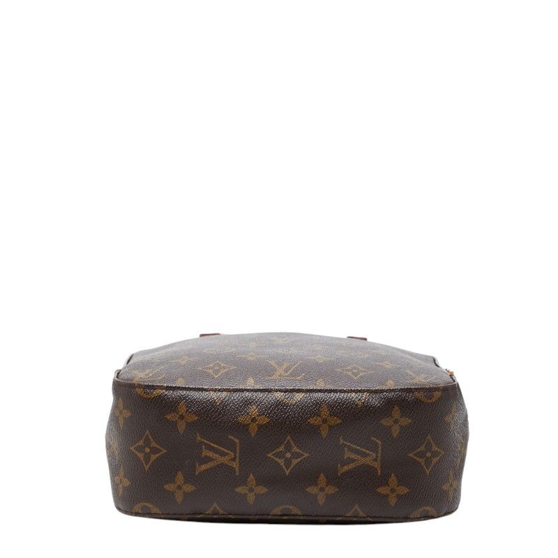 Louis Vuitton Monogram Spontini 2-Way Shoulder Bag Brown Leather — view 3