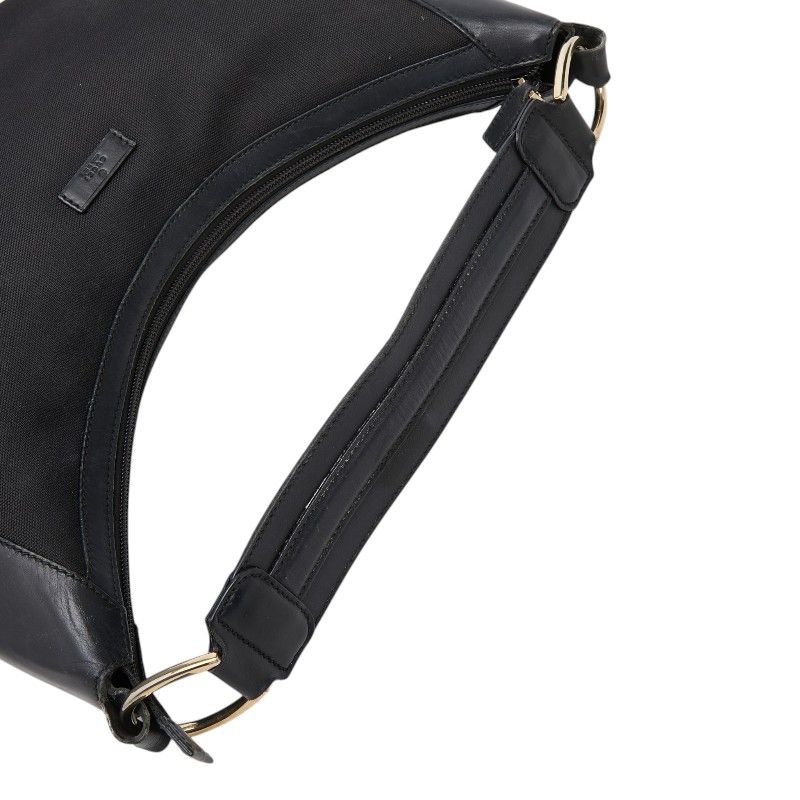Gucci GG Crystal Shoulder Bag Black Leather — view 4