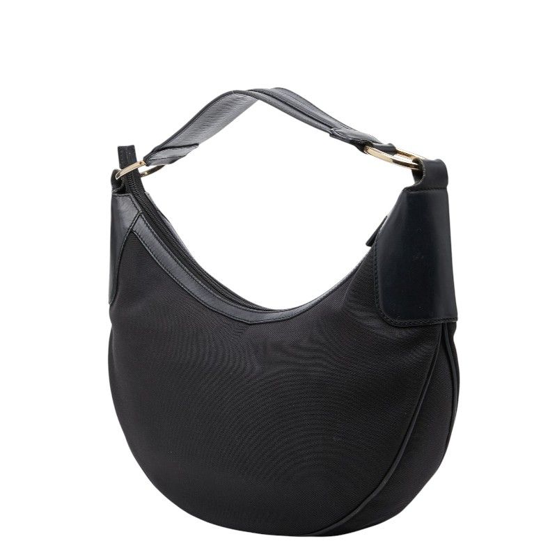 Gucci GG Crystal Shoulder Bag Black Leather — view 2