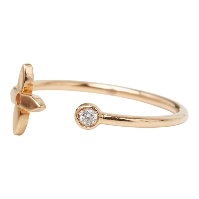 Louis Vuitton Monogram Idylle Ring Diamond 59 18k Pink Gold — view 2