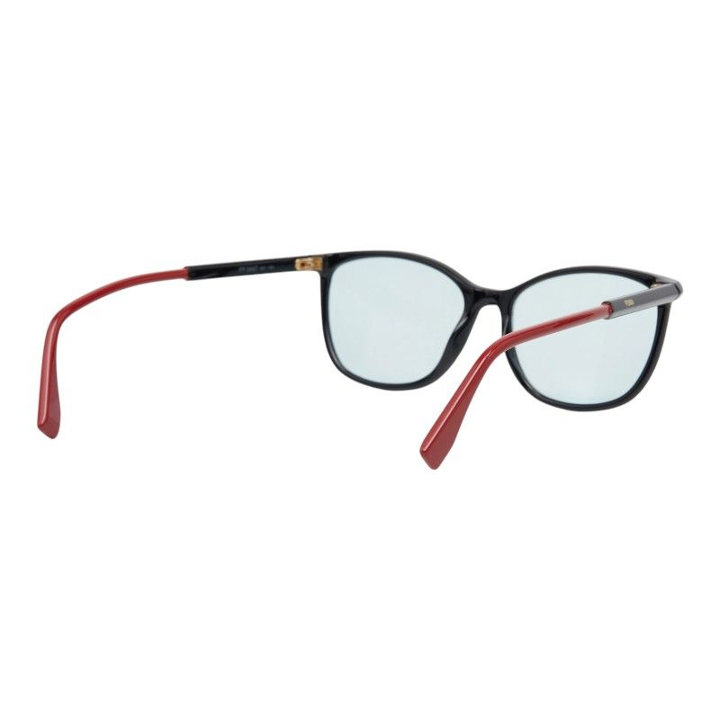 Fendi Logo Sunglasses Black Red Blue Acetate Su 1- Eyewear — view 3