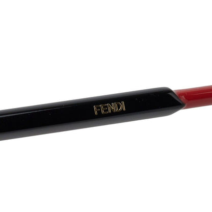 Fendi Logo Sunglasses Black Red Blue Acetate Su 1- Eyewear — view 5