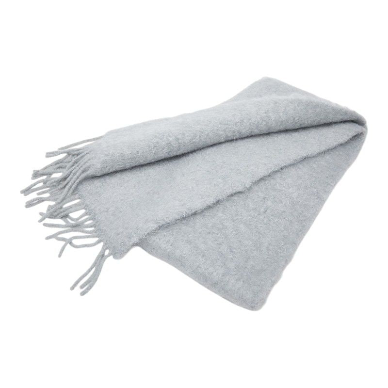 Loewe Anagram Mafra Gray le Nylon Mohair Su 1 Scarf — view 2