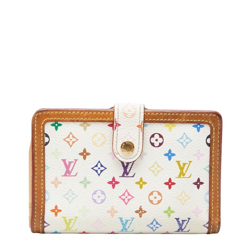 Louis Vuitton Multicolor Porto Monet Bie Viennois Bifold Wallet Multi Leather