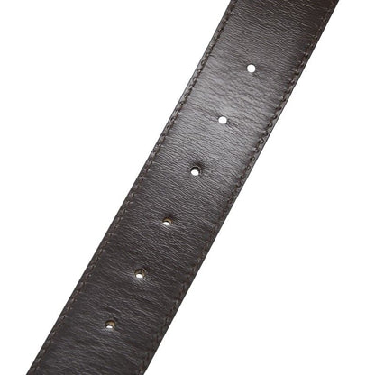 Gucci GG Pattern Interlocking Belt 90 36 Brown Leather — view 8