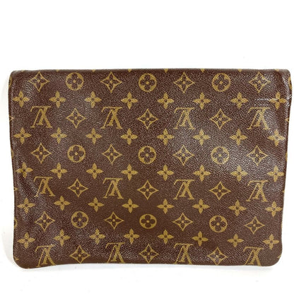 Louis Vuitton Clutch Pochette Prianto Monogram Canvas Brown — view 2